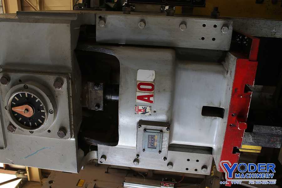 80 Ton, Han Oul #HNCP-80, gap frame press, 5.11" stroke, 13.77" Shut Height, air clutch, 15 HP, 1993, #70509 - Image 2