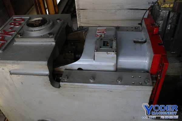 80 Ton, Han Oul #HNCP-80, gap frame press, 5.11" stroke, 13.77" Shut Height, air clutch, 15 HP, 1993, #70509 - Image 6