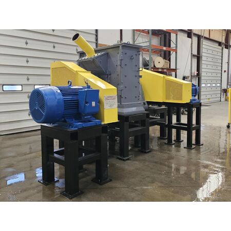 17" x 55" Stedman #HD-Disintegrator, 44" Heavy Duty 2-Row Cage Mill Disintegrator Crusher, 100 HP/75 HP, 845 - Image 4