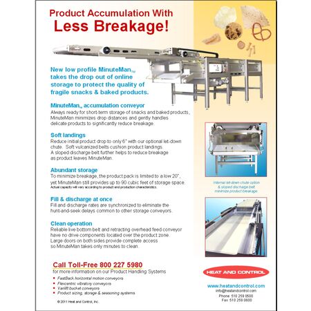 58" wide, Heat and Control, Inc. #CV-BT-ACCUM, Minuteman Accumulation Conveyor, 36" width x 29'-6" L Top - Image 2
