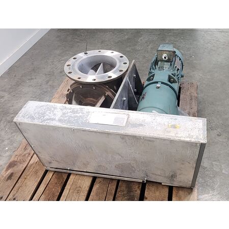 10" Flotronics #FTTRA.6, Stainless Steel Rotary Airlock Feeder Valve, 3 HP, 22.7 RPM rotor, 10" ANSI 150 - Image 4