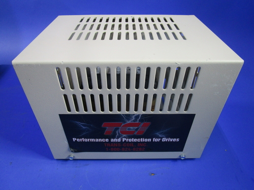 11 Amps, TCI KDRB43H, optimized drive reactor in vented metal casing 600 Volts 3 phase 50/6, new - Image 1
