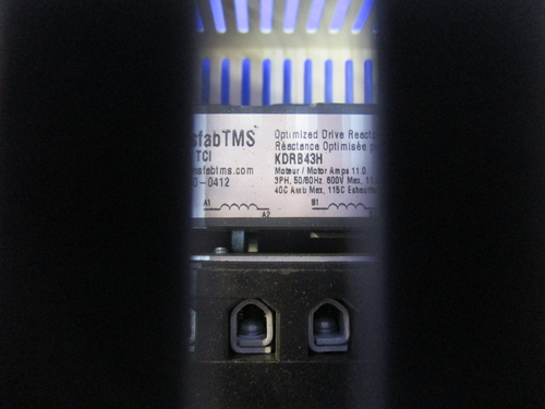 11 Amps, TCI KDRB43H, optimized drive reactor in vented metal casing 600 Volts 3 phase 50/6, new - Image 2