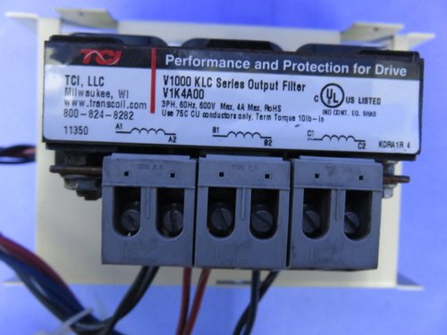 TCI, V1K4A00 V1000 KLC Series, Performance & Protection for drive, 4A 3 phase 600 Volts - Image 4