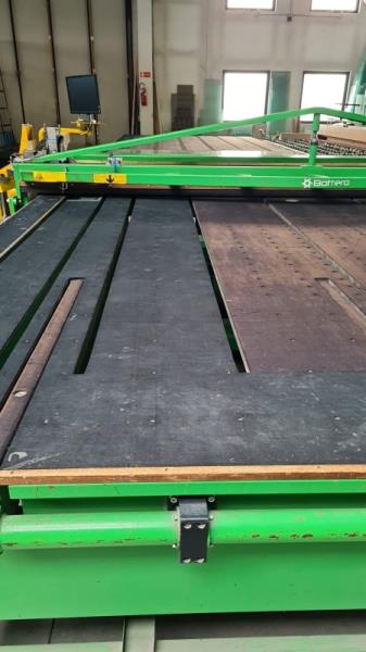 Bottero #746-VMX+100-BLC, Cutting Table, 6100 x 3300 mm cut, 3+3 - 8+8 thickness, 100 m/min cut speed, 2002 - Image 3