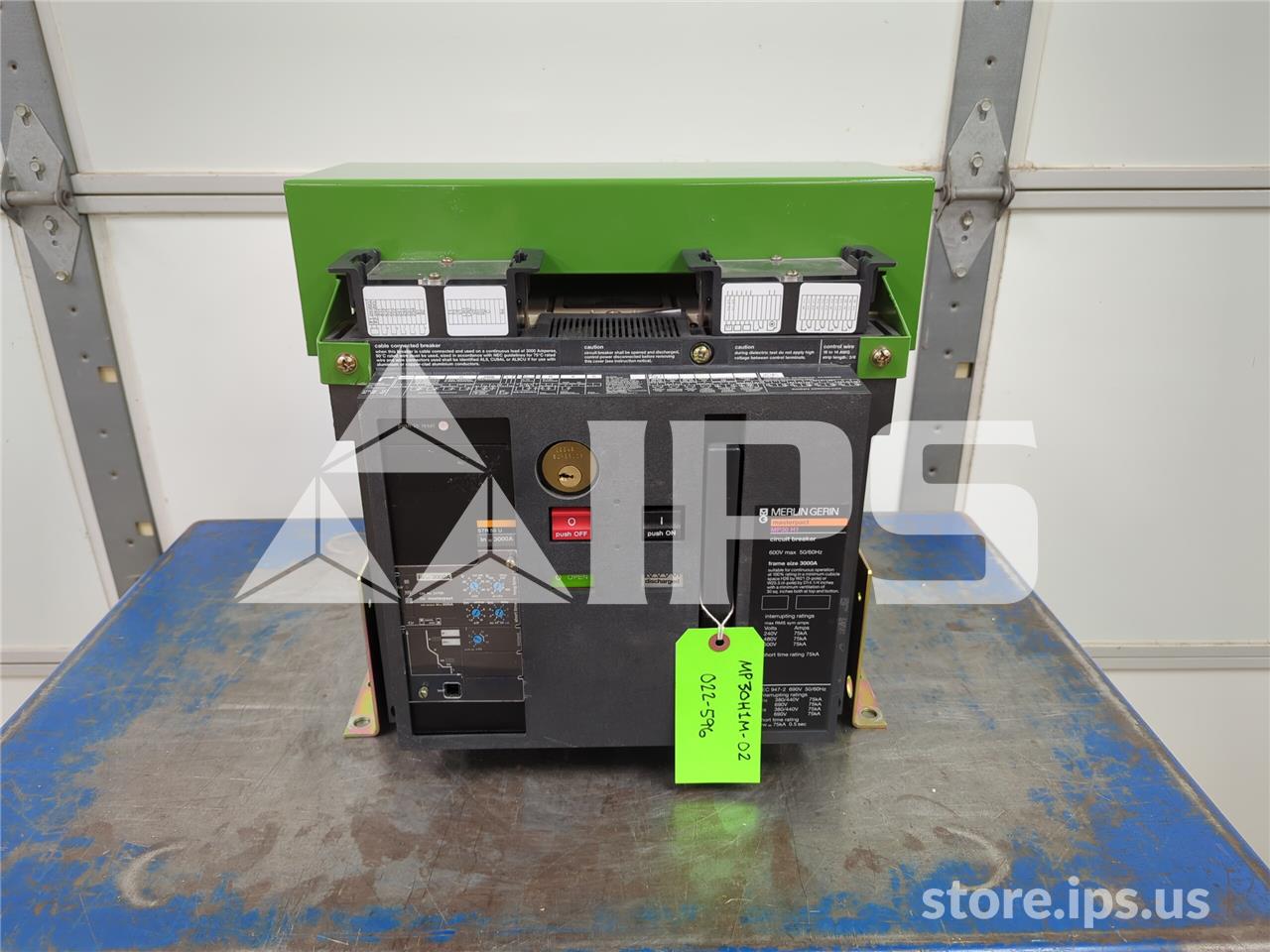 3000 Amps Square D Merlin Gerin Mp30 H1 Mo/bi 120 Volts AC Shunt Trip, Str58up Lsi, 3000 Amps Rp - Image 1