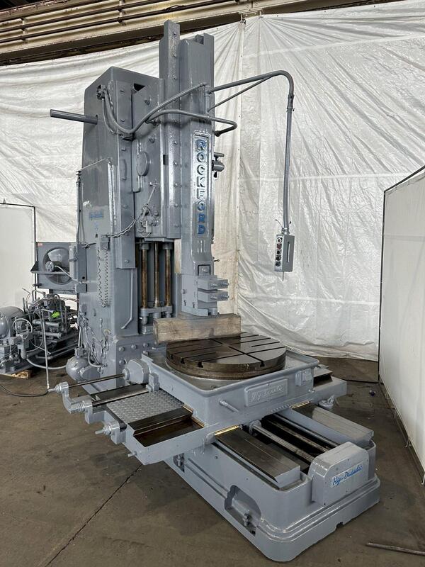 36" Rockford #SL-36, hydraulic vertical slotter, 6"-36" stroke, 42" table diameter - Image 1