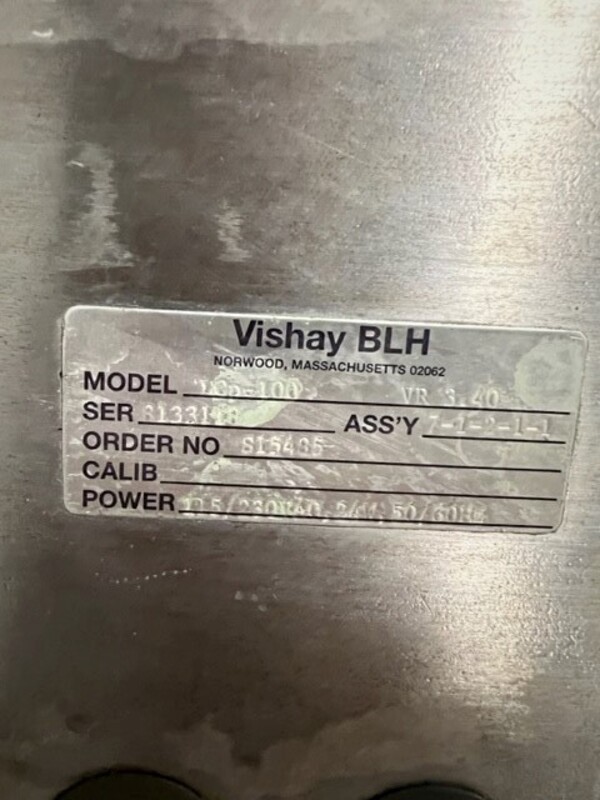 Vishay #LCp-100, Weigth Processor in Stainless Steel Enclosure - Image 2