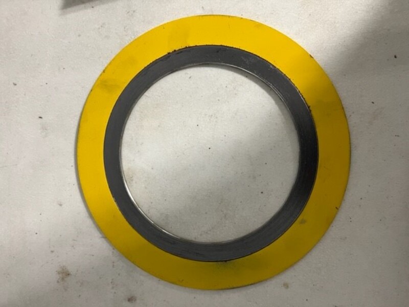 6" Flexitallic, 600# Gaskets, Stainless Steel, lot of (10), 10.5" O.D. - Image 1
