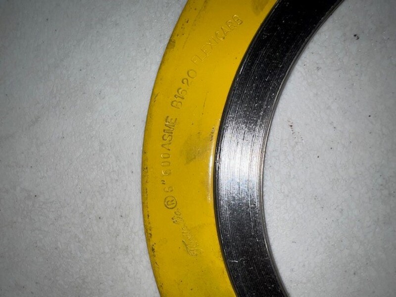 6" Flexitallic, 600# Gaskets, Stainless Steel, lot of (10), 10.5" O.D. - Image 4