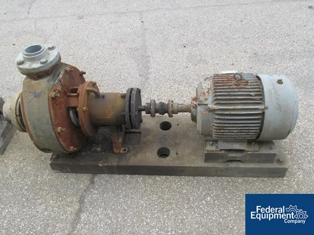 Wanner Engineering, Stan-Cor Centrifugal Pump, Type A40, KYNAR, 15 HP, 4" x 3", #49314 - Image 1