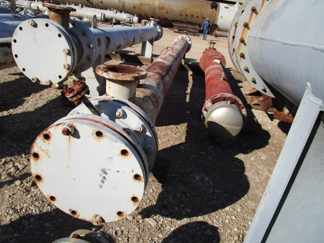 375 sq.ft. Gaspar, 14" diameter x 20' 0" F/F, Carbon Steel Shell, FV/123 psi @ 350 deg. F., Hastelloy shell - Image 1