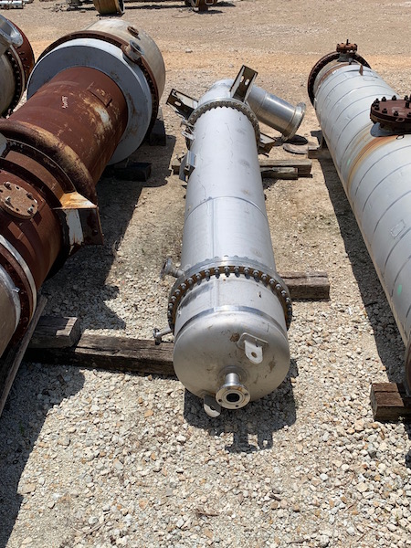 380 sq.ft., 75FV psi shell, 45FV tube, Julius Montz Gmbh (Germany), 316L Stainless Steel, Elbow Bottom Head. - Image 4