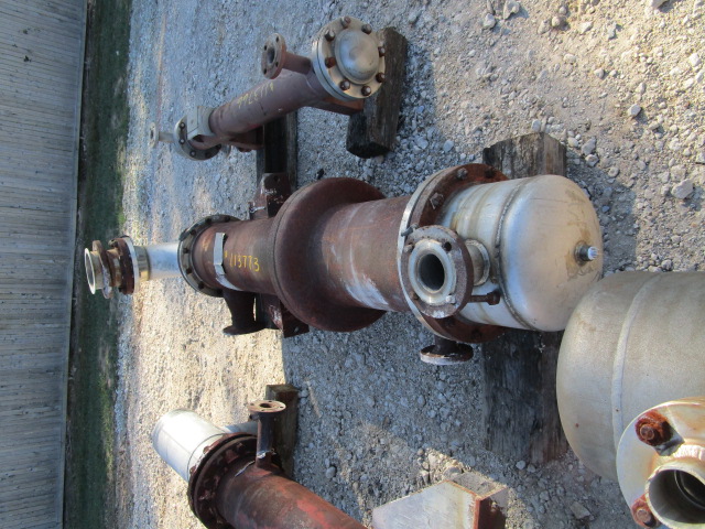 133 sq.ft., 150 psi shell, Rubicon, vertical exchanger, 50 psi tube, 14" diameter x 6' 0" F/F, 366 deg. F. - Image 5
