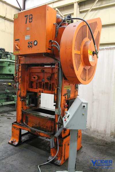 45 Ton, Minster #P2-45, SSDC press, flywheel type, 3" stroke, air clutch & brake, 10 HP, #65640 - Image 7