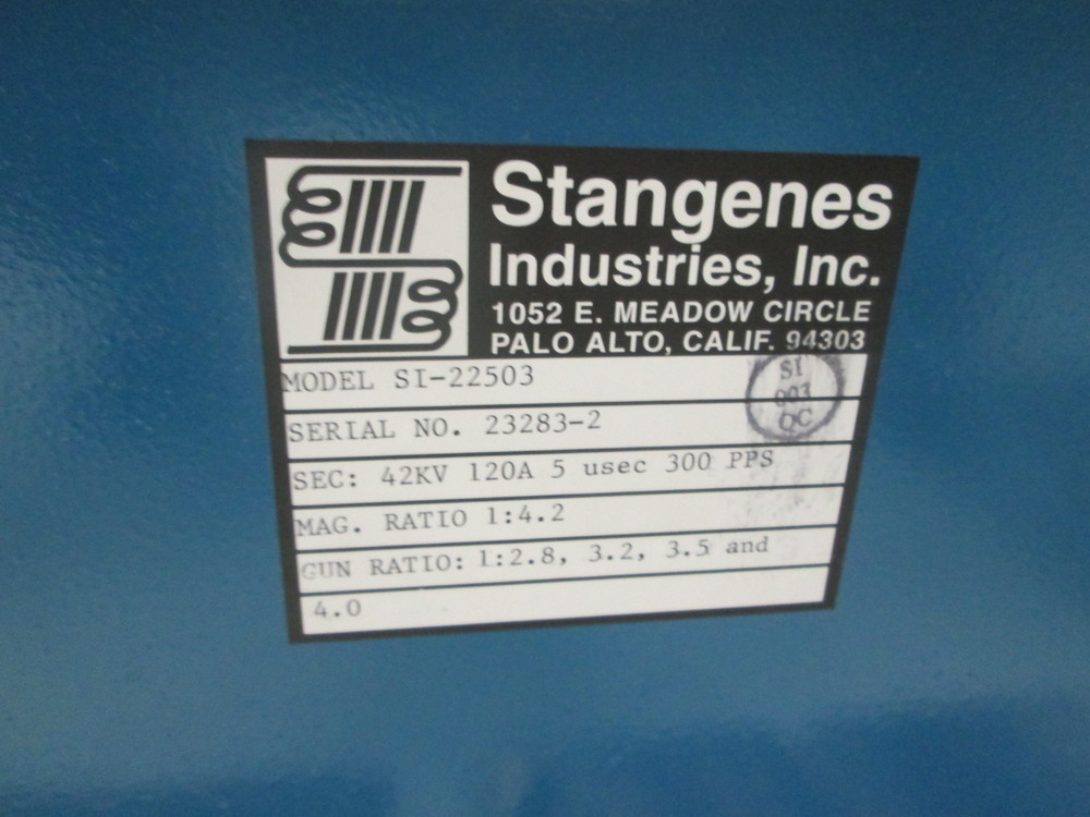 Stangenes Industries SI-22503 42kW 120A Sealed Transformer From Varian Linatron-1000 3209H-C - Image 3