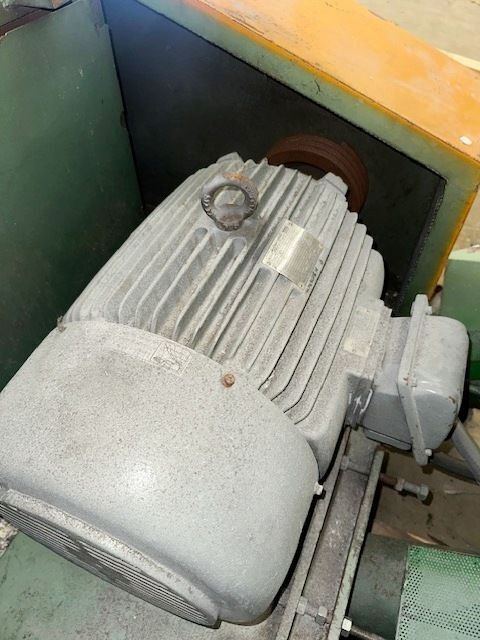 13" x 28" LR Systems, granulator mounted on mobile base, 30 HP, includes blower discharge, 1999 - Image 8
