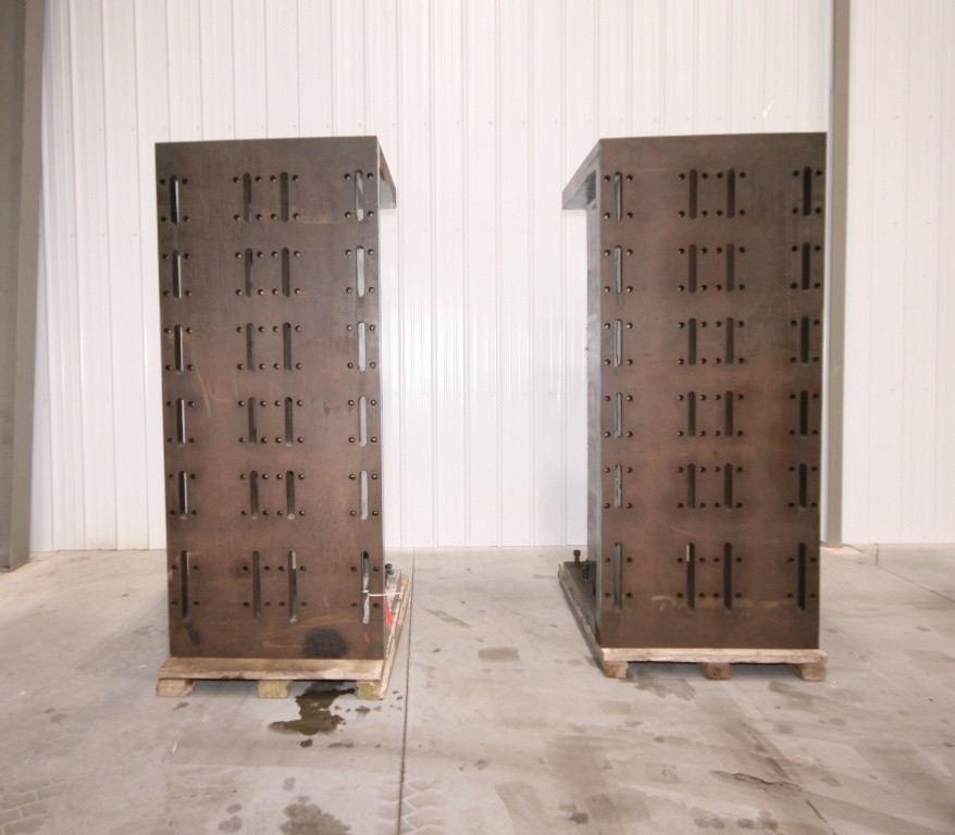 36" x 96" x 36" Giddings & Lewis, angle plate, pair, #12152J - Image 8