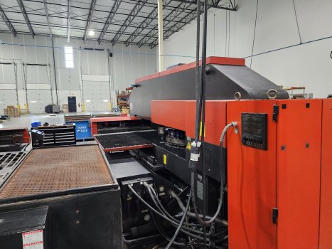 22 Ton, Amada #Vipros-255, CNC turret punch, Fanuc 18P, 31 station, 3 automatic index, 50" x50" sheet size - Image 4