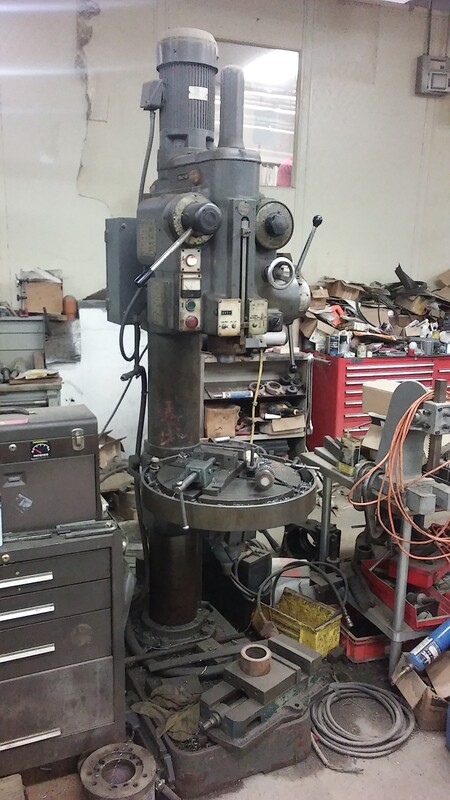Yoshida #YD3-65N, Geared Head Drill, 23" dia swivel table, 10" stroke, 12.5" throat, #4MT, S/n: 5820002 - Image 2