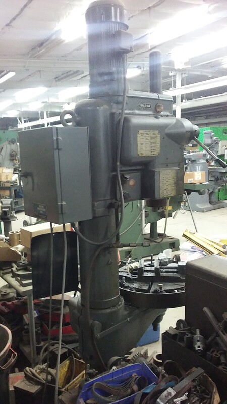 Yoshida #YD3-65N, Geared Head Drill, 23" dia swivel table, 10" stroke, 12.5" throat, #4MT, S/n: 5820002 - Image 3