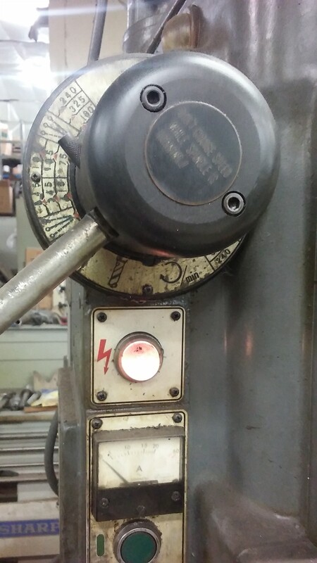 Yoshida #YD3-65N, Geared Head Drill, 23" dia swivel table, 10" stroke, 12.5" throat, #4MT, S/n: 5820002 - Image 8