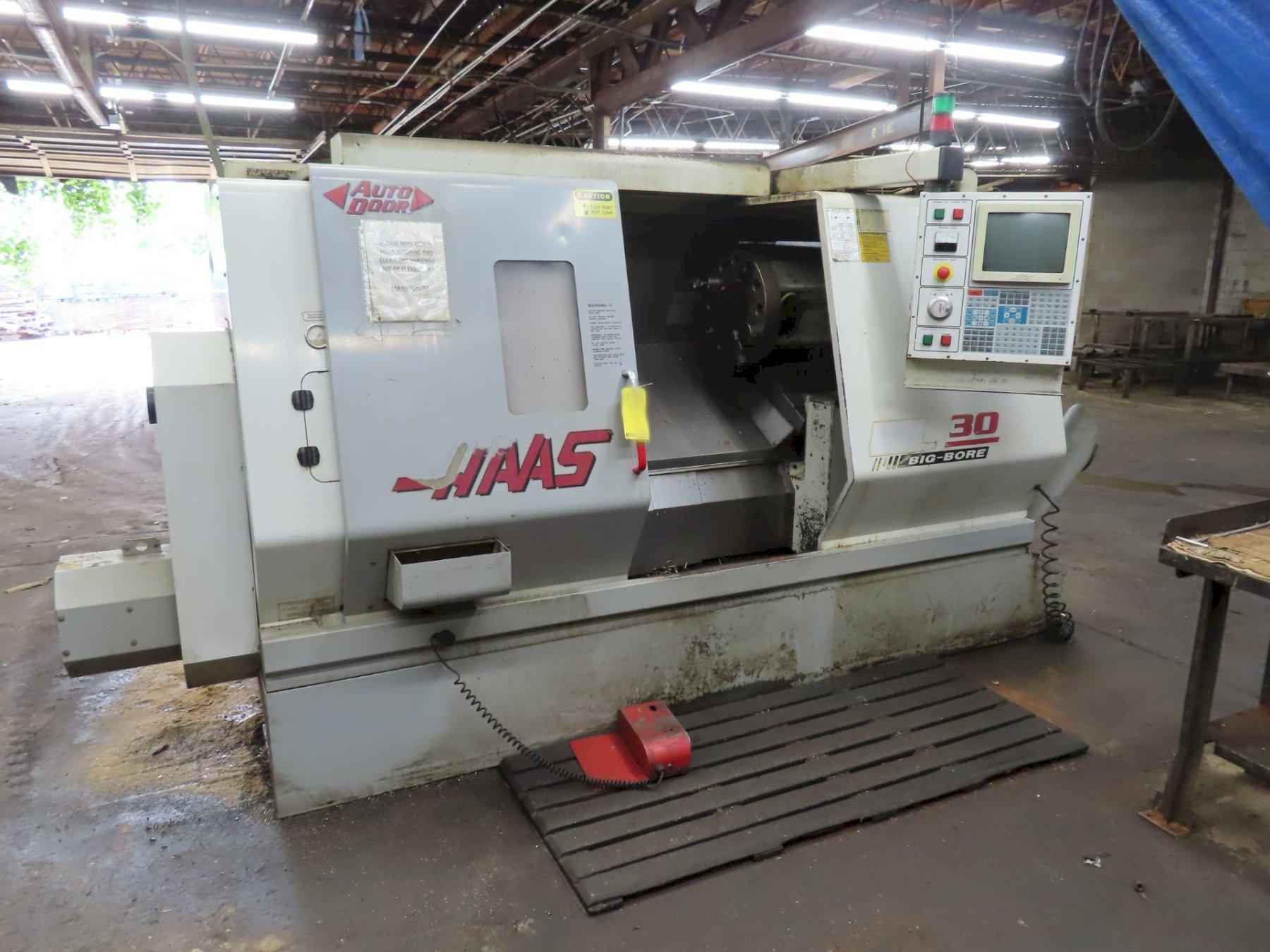 Haas #SL-30TB, CNC Turning Center, 30" swing, 15" chuck, 4" bar, 39" centers, S/n: 62834, 2000 - Image 1