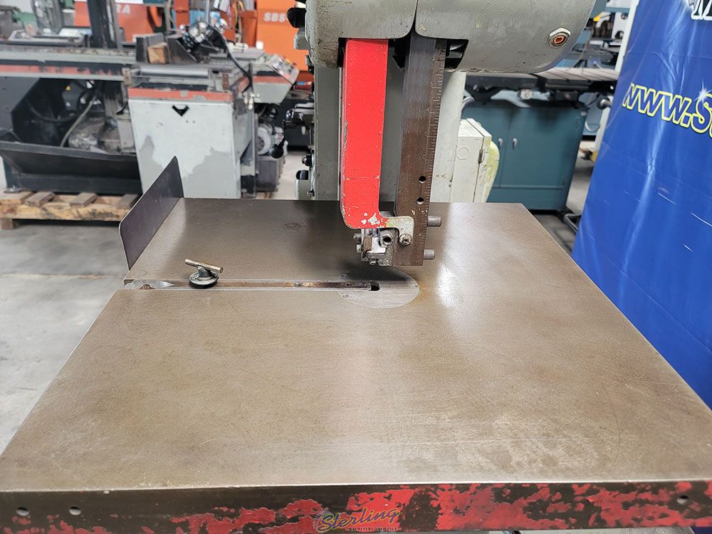 16" x 10" DoAll #ML-16, vertical bandsaw, 1/8"- 3/4" x 120" blade, 60-1600 FPM, blade welder/grinder, foot - Image 7