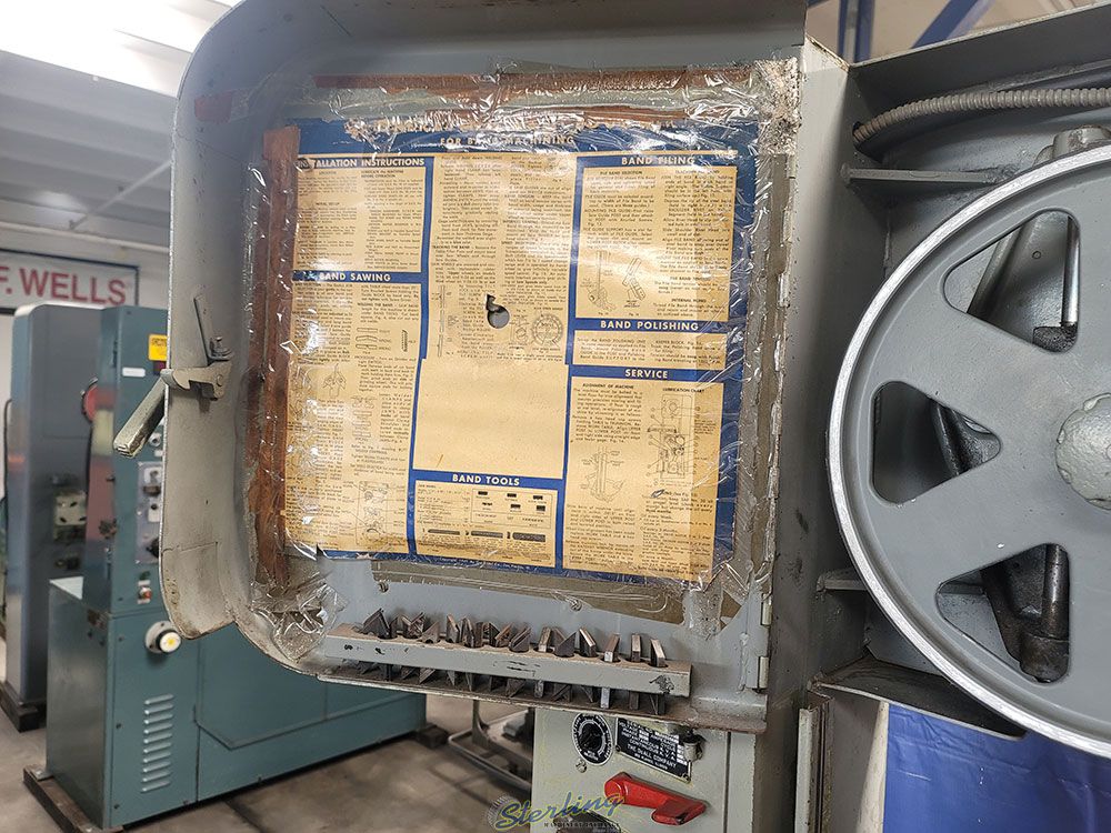 16" x 10" DoAll #ML-16, vertical bandsaw, 1/8"- 3/4" x 120" blade, 60-1600 FPM, blade welder/grinder, foot - Image 10