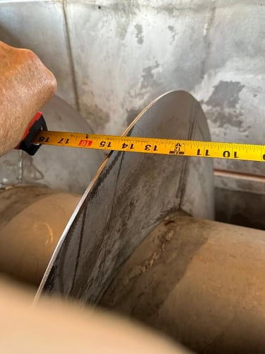24" x 16' long, Stainless Steel screw auger conveyor - Image 7
