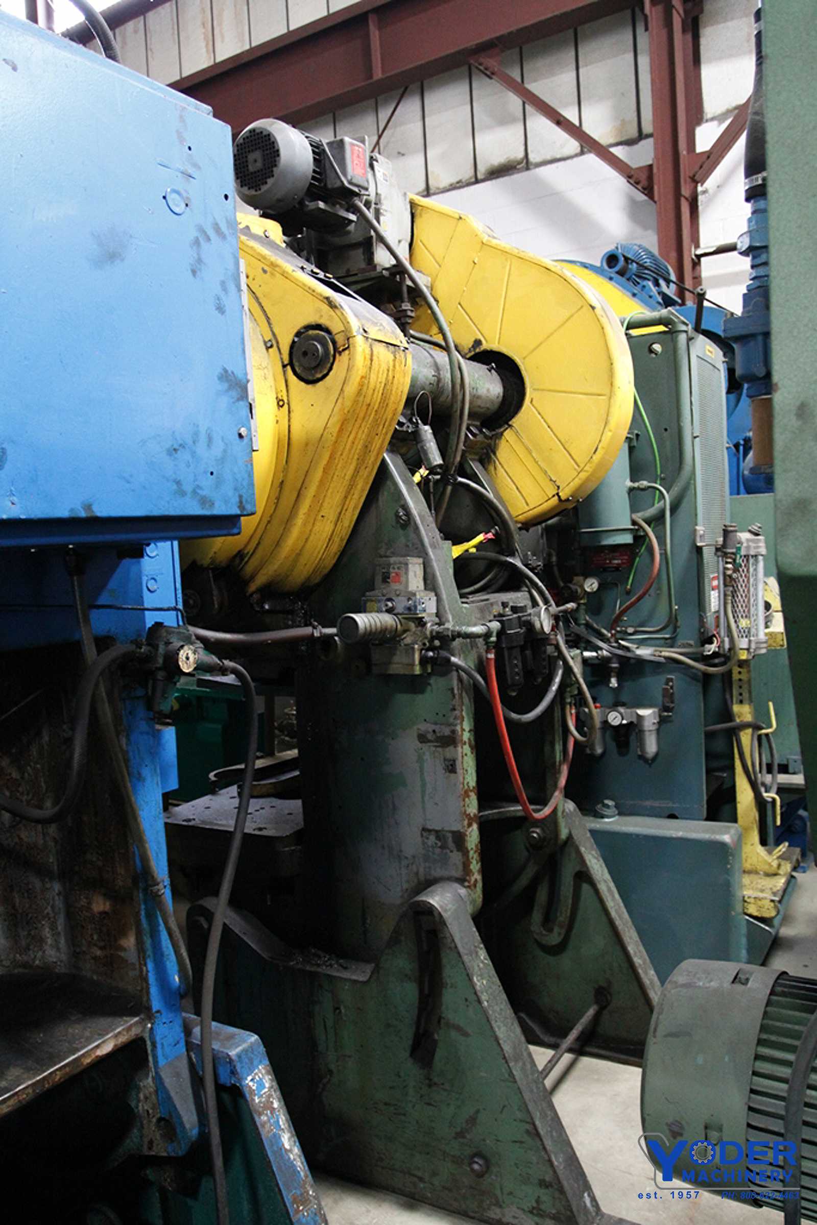 45 Ton, Bliss #21-S, OBI back geared press, 5" stroke, 11-1/4" Shut Height, vari-speed, #57736 - Image 2