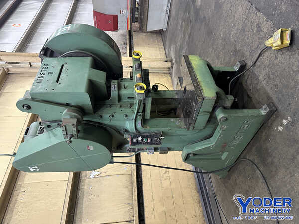 60 Ton, Minster #6, OBI back geared press, 6" stroke, 14" Shut Height, air clutch & brake, #76280 - Image 1