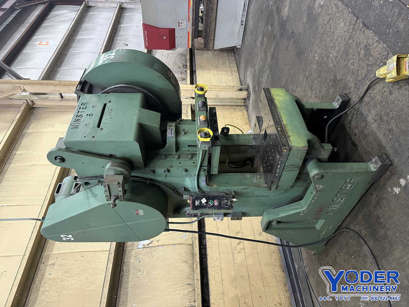 60 Ton, Minster #6, OBI back geared press, 6" stroke, 14" Shut Height, air clutch & brake, #76280 - Image 2