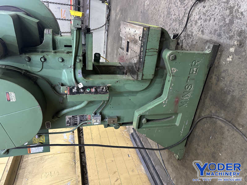 60 Ton, Minster #6, OBI back geared press, 6" stroke, 14" Shut Height, air clutch & brake, #76280 - Image 7