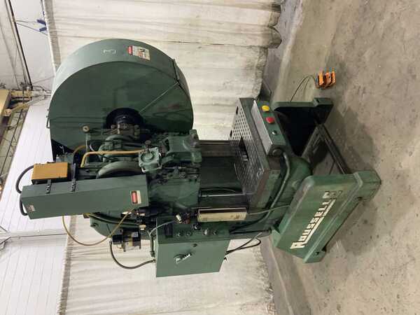 60 Ton, Rousselle #6, OBI flywheel press, 6" stroke, 9-1/2" Shut Height, air clutch & brake, 5 HP, #76183 - Image 1