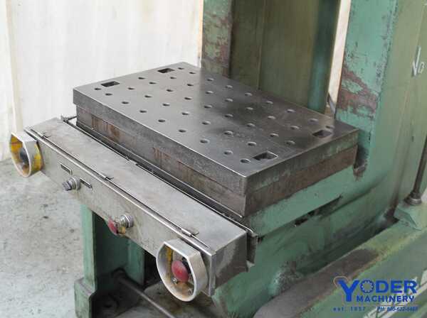 60 Ton, Rousselle #6E, OBI back geared press, 2" stroke, 15" Shut Height, air clutch & brake, #62635 - Image 8