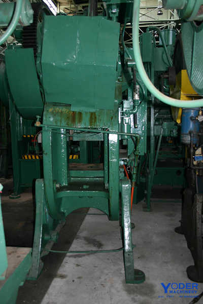75 Ton, Bliss #23, OBI press, 8" stroke, 15" Shut Height, air cluitch & brake, Bijur lube, #19334 - Image 4