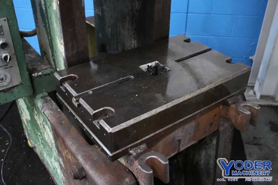 35 Ton, Danly #35, OBI flywheel press, 4" stroke, 12-1/2" Shut Height, air clutch & brake, 5 HP, #75432 - Image 2
