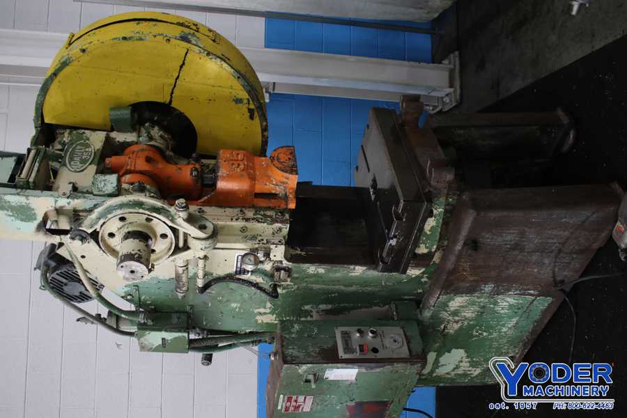 35 Ton, Danly #35, OBI flywheel press, 4" stroke, 12-1/2" Shut Height, air clutch & brake, 5 HP, #75432 - Image 5