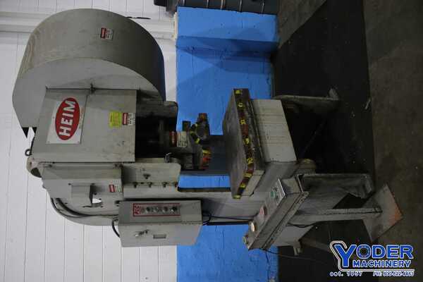 55 Ton, Heim #5-OBI-FW, OBI flywheel press, 3" stroke, 13" Shut Height, air clutch & brake, 1988, #75940 - Image 1