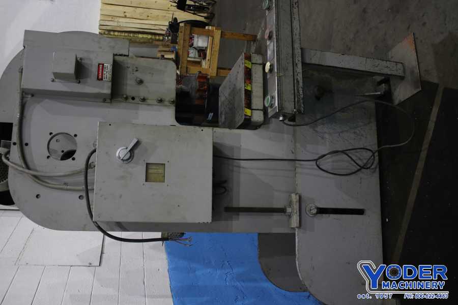 55 Ton, Heim #5-OBI-FW, OBI flywheel press, 3" stroke, 13" Shut Height, air clutch & brake, 1988, #75940 - Image 8