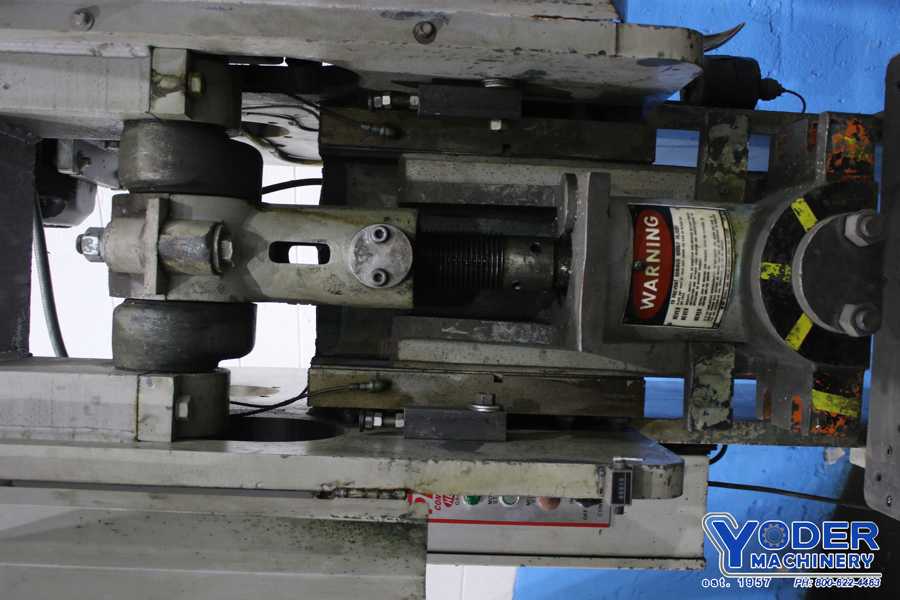 55 Ton, Heim #5-OBI-FW, OBI flywheel press, 3" stroke, 13" Shut Height, air clutch & brake, 1988, #75940 - Image 9