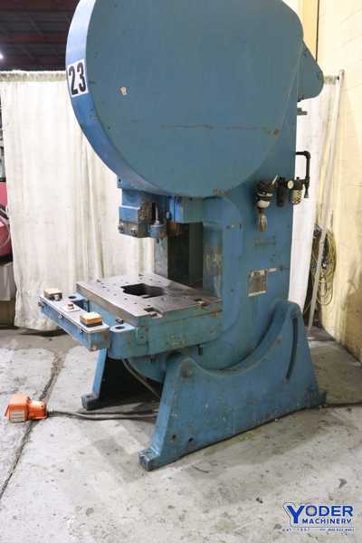 56 Ton, Minster #6, OBI press, 6" stroke, 10" Shut Height, 21" x32" bed, air clutch, 5 HP, #72834 - Image 3