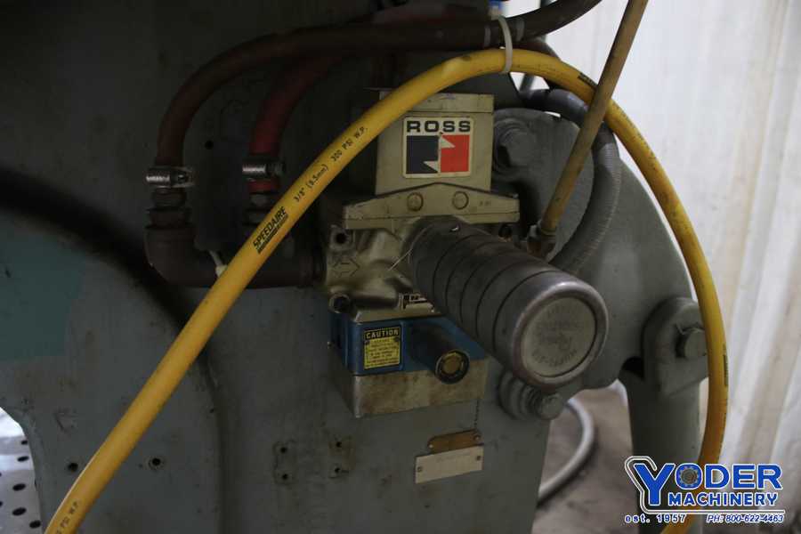 75 Ton, Perkins #650-B, OBI press, 4" stroke, 16" Shut Height, 3" adjustment, 31" bed area, #74109 - Image 9