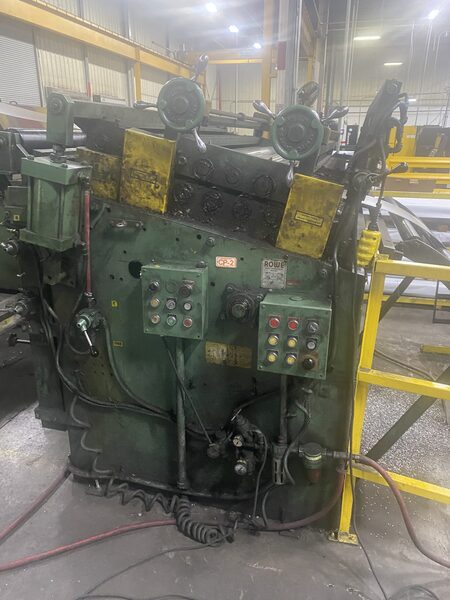 300 Ton, Rousselle #G2-300, gap frame press, 10" stroke, 23" Shut Height, 100" x42" bed, 6" adj., 19 SPM - Image 4