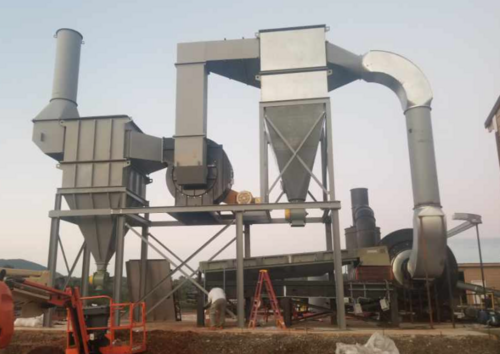 15' x 32' Heil, drum dryer with Webb burner, dust collection, controls, wood hog - Image 6