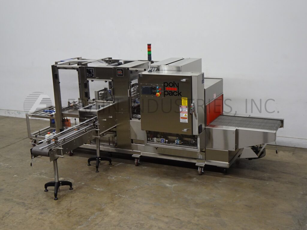 Poly Pack #PH-24, automatic, intermittent motion, Stainless Steel, shrink bundler & heat tunnel, rated from - Image 5