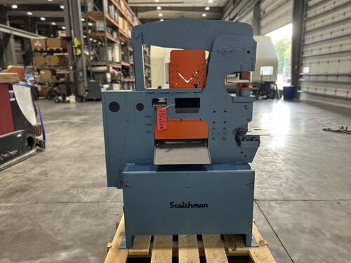 4" x 4" x 3/8" Scotchman #50514-EC, ironworker with LED lighting, 50 ton, 3 HP, #15650N - Image 7