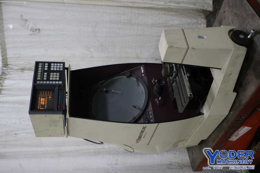 14" Scherr-Tumico #20-3600, bench top comparator, 10" x4" table area, 1992, #76146 - Image 2