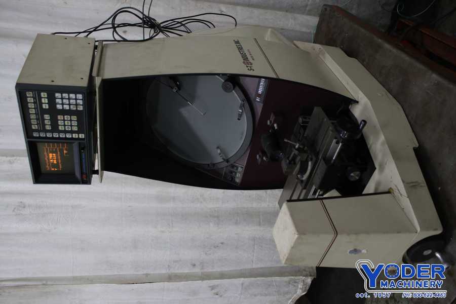 14" Scherr-Tumico #20-3600, bench top comparator, 10" x4" table area, 1992, #76146 - Image 8